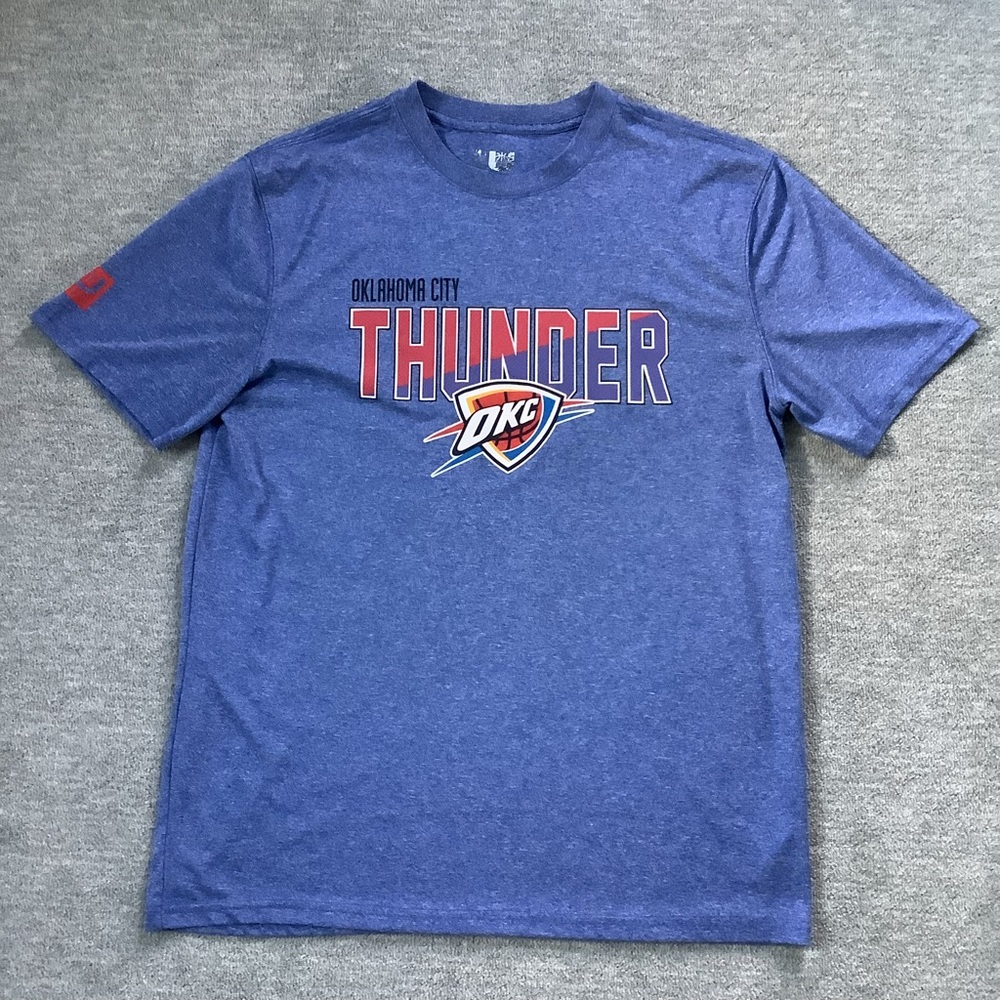 NBA Oklahoma City Thunder Blue Net-Dri T-Shirt Sz. XL